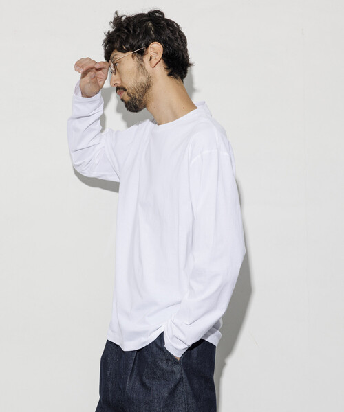 L.L.Bean(エルエルビーン)の「L.L.Bean/エル エル ビーン 【EXCLUSIVE】2P クルーネック ロングスリーブ Teeセット(ホワイト/ブラック)/ユニセックス対応(Tシャツ/カットソー・メンズ・マルチ・SMALL/X-SMALL/X-LARGE/LARGE/MEDIUM)」の21枚目の写真