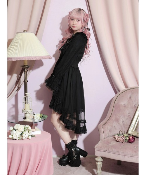 NOEMIE（ノエミー）の「フレアスリーブプリンセスロングワンピース（ワンピース・レディース・オフホワイト/ブラック/ピンク・M）」の17枚目の写真