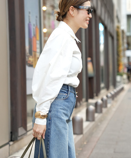 CELERI（セルリ）の「CELERI パフスリーブ シャツ（シャツ/ブラウス・レディース・ホワイト・FREE）」の12枚目の写真