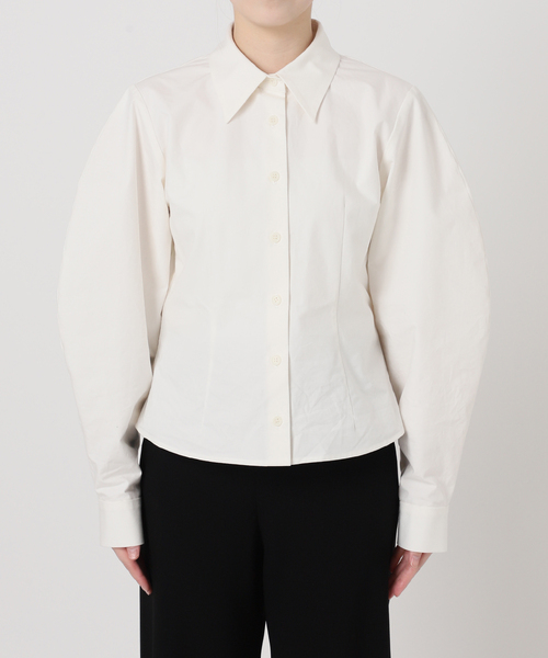 CELERI（セルリ）の「CELERI パフスリーブ シャツ（シャツ/ブラウス・レディース・ホワイト・FREE）」の14枚目の写真