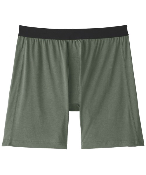 無印良品（ムジルシリョウヒン）の「紳士　なめらか　前開きニットトランクス（トランクス・メンズ・チャコールグレー/ブラック/スモーキーグリーン系/ネイビー・L/M/S）」の3枚目の写真