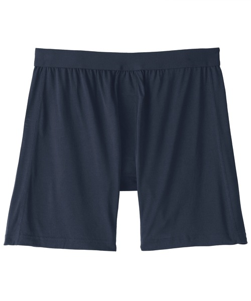 無印良品（ムジルシリョウヒン）の「紳士　なめらか　前開きニットトランクス（トランクス・メンズ・チャコールグレー/ブラック/スモーキーグリーン系/ネイビー・L/M/S）」の4枚目の写真