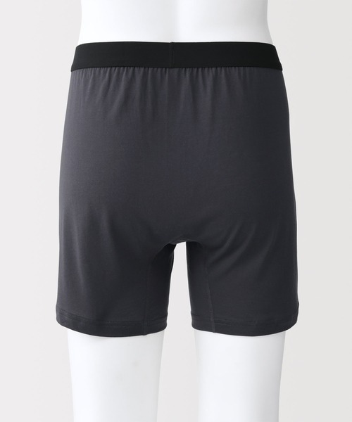 無印良品（ムジルシリョウヒン）の「紳士　なめらか　前開きニットトランクス（トランクス・メンズ・チャコールグレー/ブラック/スモーキーグリーン系/ネイビー・L/M/S）」の13枚目の写真