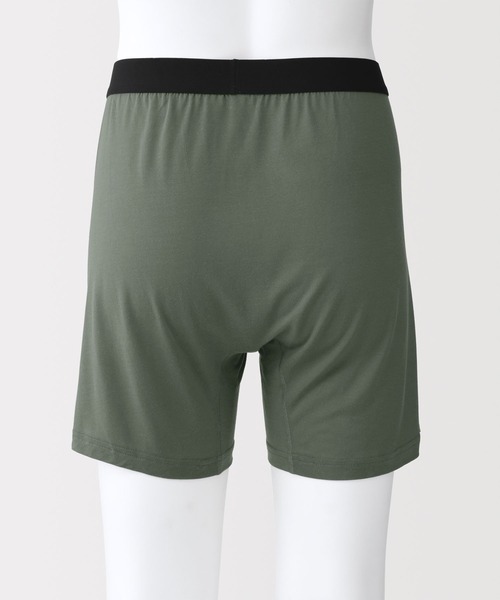 無印良品（ムジルシリョウヒン）の「紳士　なめらか　前開きニットトランクス（トランクス・メンズ・チャコールグレー/ブラック/スモーキーグリーン系/ネイビー・L/M/S）」の5枚目の写真