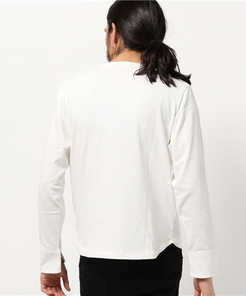 URBAN RESEARCH DOORS MENS（アーバンリサーチ ドアーズ メンズ）の「FORK＆SPOON マリンボートネック（Tシャツ/カットソー・メンズ・ネイビー/グレー/ブラック/ホワイト・4/5）」の10枚目の写真