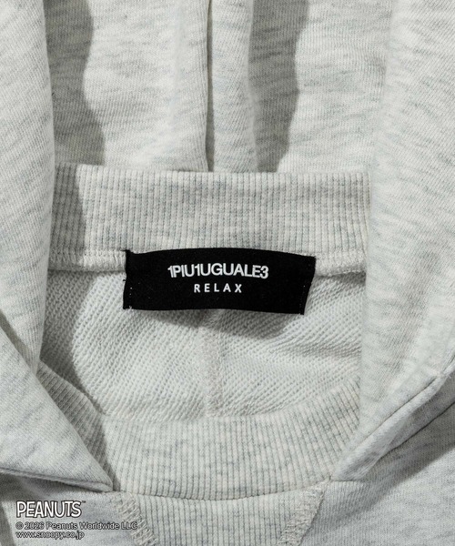 1PIU1UGUALE3 RELAX (ウノピゥウノウグァーレトレ リラックス)の「1PIU1UGUALE3 RELAX(ウノピゥウノウグァーレトレ リラックス)【スヌーピー】ジョー・クールフーディー(パーカー・メンズ・オフホワイト/ブラック・XXL/XL/L/M/S)」の22枚目の写真