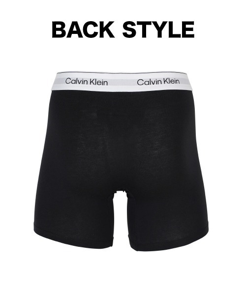 Calvin Klein(カルバン・クライン)の「Calvin Klein カルバンクライン 【3枚セット】ICON COTTON STRETCH メンズ ロング ボクサーパンツ(ボクサーパンツ・メンズ・ブラック系2/ブラック系3/ブラック/マルチ・MEDIUM/SMALL/X-LARGE/LARGE)」の12枚目の写真