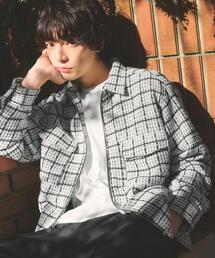 THE SHOP TK | 【カジュアルに上品さをプラス】変わり織ツイードブルゾン 洗濯機OK(ブルゾン)