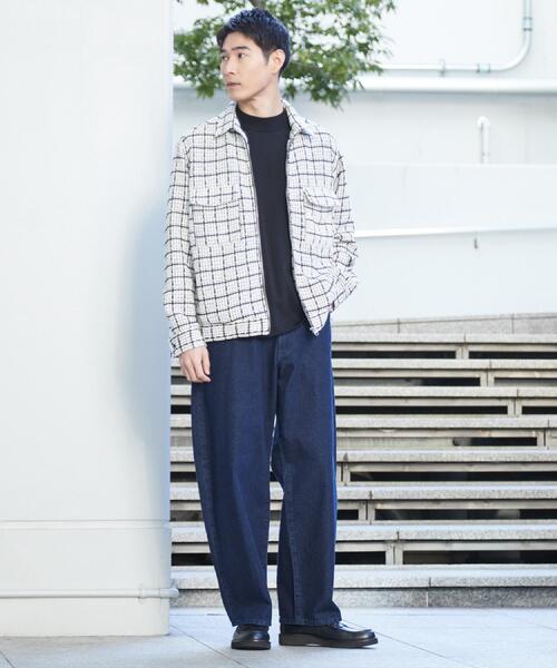 THE SHOP TK (ザ ショップ ティーケー )の「【カジュアルに上品さをプラス】変わり織ツイードブルゾン 洗濯機OK(ブルゾン・メンズ・ホワイト系4/ブラック系1・02/03/04)」の22枚目の写真