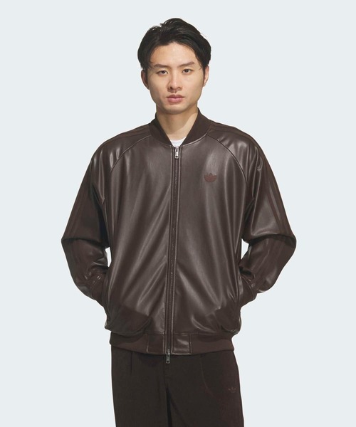 adidas(アディダス)の「SSTプレザージャケット / アディダスオリジナルス adidas Originals(ジャージ・メンズ・ブラウン・4XL/3XL/XX-LARGE/X-SMALL/X-LARGE/LARGE/MEDIUM/SMALL)」の6枚目の写真