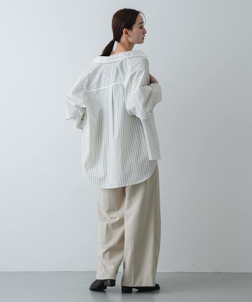 SENSE OF PLACE by URBAN RESEARCH(センスオブプレイスバイアーバンリサーチ)の「コードベルトスラックス(スラックス・レディース・チャコールグレー/カーキ/ベージュ・MEDIUM/SMALL)」の15枚目の写真