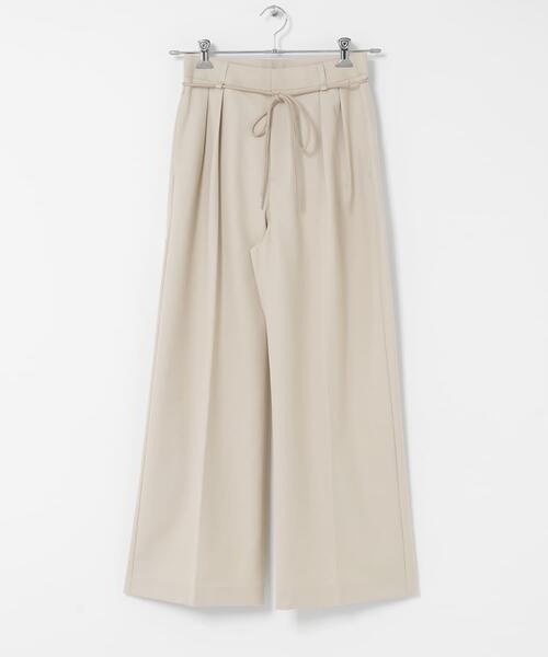 SENSE OF PLACE by URBAN RESEARCH(センスオブプレイスバイアーバンリサーチ)の「コードベルトスラックス(スラックス・レディース・チャコールグレー/カーキ/ベージュ・MEDIUM/SMALL)」の13枚目の写真