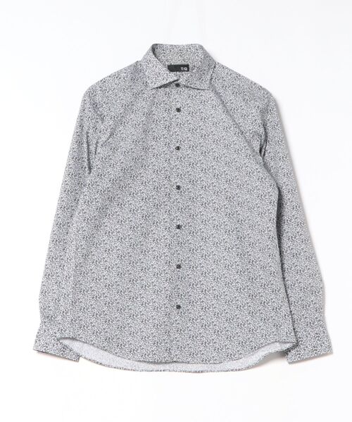 TAKA-Q(タカキュー)の「シャツ メンズ 長袖 ストレッチ 綿混 プリント ワイドカラー (シャツ/ブラウス・メンズ・グレー系その他2・MEDIUM/X-LARGE/LARGE)」の8枚目の写真