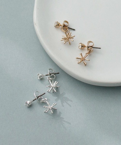 Cepica(セピカ)の「【LIMITED NUMBER】ブライトスターバックキャッチピアス(ピアス(両耳用)・レディース・ゴールド/シルバー・FREE)」の3枚目の写真