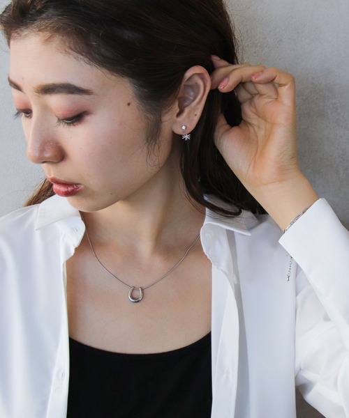 Cepica(セピカ)の「【LIMITED NUMBER】ブライトスターバックキャッチピアス(ピアス(両耳用)・レディース・ゴールド/シルバー・FREE)」の4枚目の写真