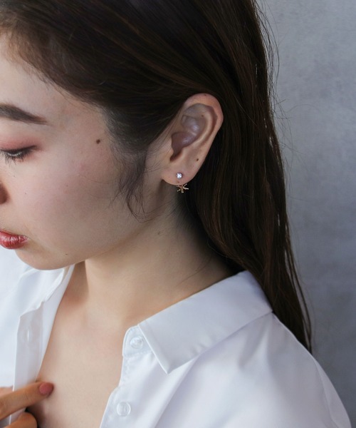 Cepica(セピカ)の「【LIMITED NUMBER】ブライトスターバックキャッチピアス(ピアス(両耳用)・レディース・ゴールド/シルバー・FREE)」の6枚目の写真