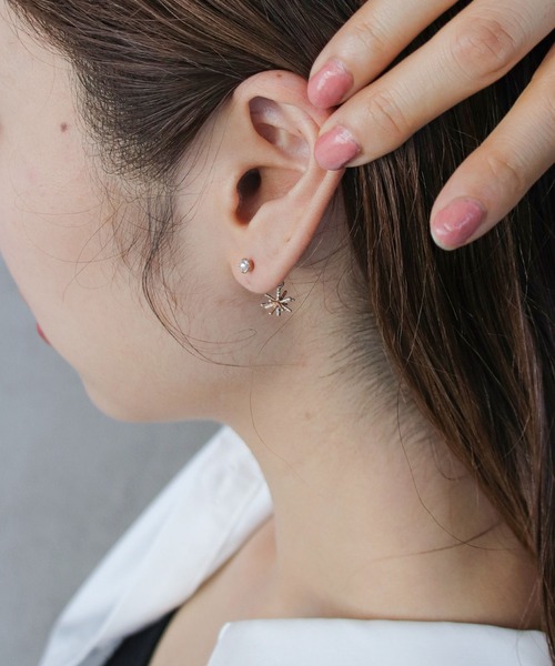Cepica(セピカ)の「【LIMITED NUMBER】ブライトスターバックキャッチピアス(ピアス(両耳用)・レディース・ゴールド/シルバー・FREE)」の7枚目の写真