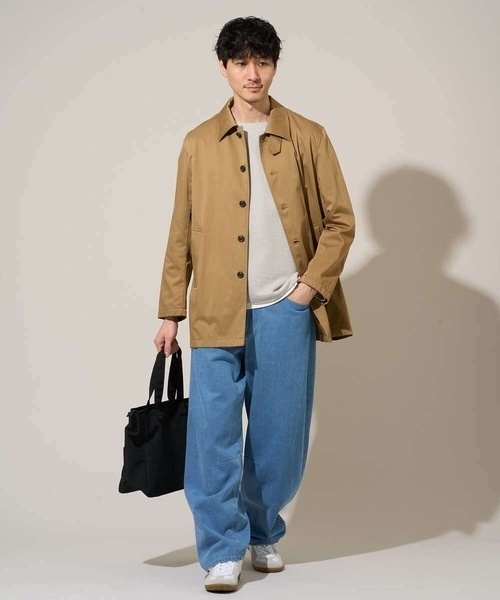 a.v.v(アーヴェヴェ)の「【洗濯機で洗える】デニムバレルレッグイージーパンツ(デニムパンツ・メンズ・ブルー/ブラック・46/48)」の18枚目の写真