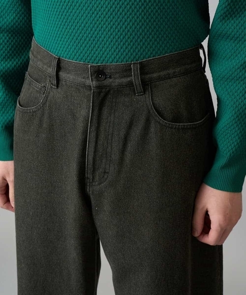 a.v.v(アーヴェヴェ)の「【洗濯機で洗える】デニムバレルレッグイージーパンツ(デニムパンツ・メンズ・ブルー/ブラック・46/48)」の10枚目の写真