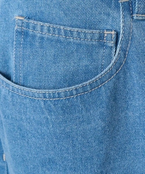 a.v.v(アーヴェヴェ)の「【洗濯機で洗える】デニムバレルレッグイージーパンツ(デニムパンツ・メンズ・ブルー/ブラック・46/48)」の6枚目の写真