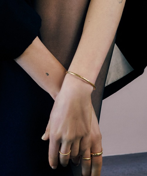 TEN.(テン)の「【新作】18KGP トレイルバングル(ブレスレット・レディース・ゴールド・FREE)」の7枚目の写真