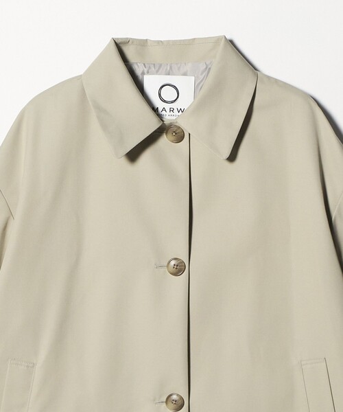 MARW UNITED ARROWS（マルゥ ユナイテッドアローズ）の「＜MARW UNITED ARROWS＞ステンカラー コート（ステンカラーコート・レディース・ナチュラル/ベージュ・38/36）」の4枚目の写真