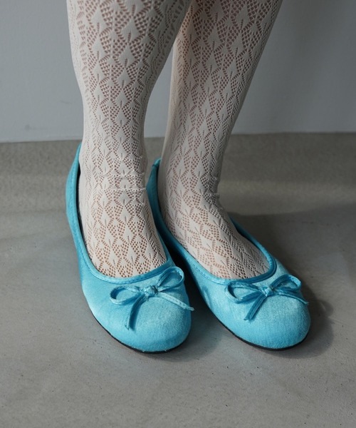SANSeLF（サンセルフ）の「【SANSeLF】クラシックリボンバレエシューズ sas26s006（バレエシューズ・レディース・ゴールド/ブルー・38/37/39/36）」の9枚目の写真