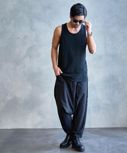 JEMORGAN(ジェーイーモーガン)の「『JEMORGAN LONG JOHNS/ジェーイーモーガンロングジョーンズ』フライスタンクトップ【+】(タンクトップ・メンズ・チャコール/ブラック/杢グレー/オフホワイト・L/XL/M)」の9枚目の写真