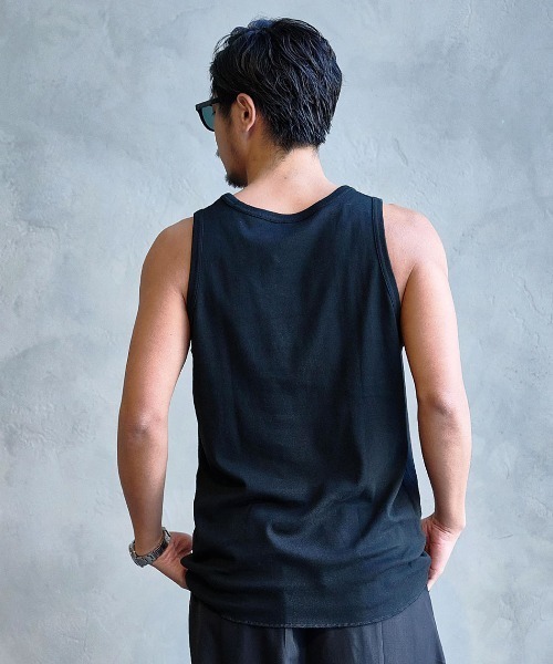 JEMORGAN(ジェーイーモーガン)の「『JEMORGAN LONG JOHNS/ジェーイーモーガンロングジョーンズ』フライスタンクトップ【+】(タンクトップ・メンズ・チャコール/ブラック/杢グレー/オフホワイト・L/XL/M)」の11枚目の写真