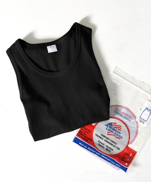 JEMORGAN(ジェーイーモーガン)の「『JEMORGAN LONG JOHNS/ジェーイーモーガンロングジョーンズ』フライスタンクトップ【+】(タンクトップ・メンズ・チャコール/ブラック/杢グレー/オフホワイト・L/XL/M)」の14枚目の写真