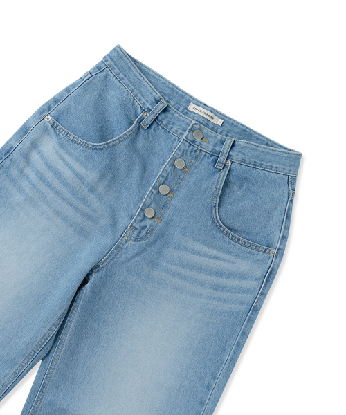 WITHOUT SUMMER(ウィズアウトサマ)の「ボタンウォッシングデニム(デニムパンツ・レディース・その他・SMALL/MEDIUM)」の3枚目の写真