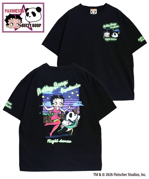 BETTY BOOP×PANDIESTA ナイトダンスBETTY Tシャツ(M2)（Tシャツ 
