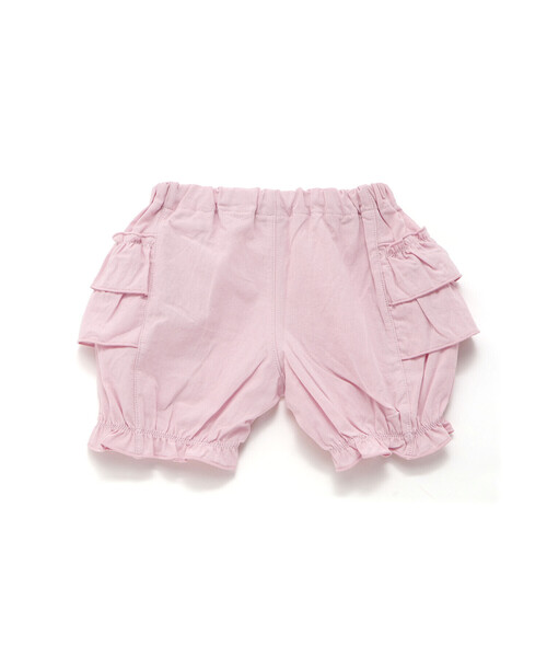 SLAP SLIP BABY（スラップスリップベビー）の「肩フリルワンピース＋ブルマ付きセットアップベビー(70~80cm)（その他ベビーウェア・キッズ・ホワイト/ピンク・FREE）」の9枚目の写真