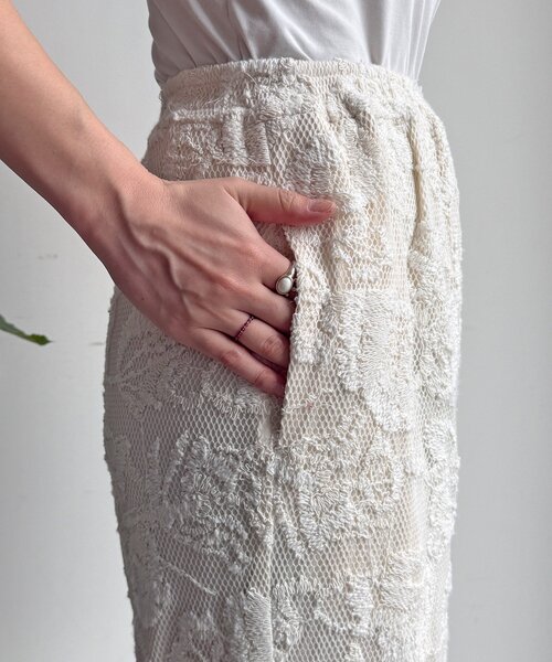DouDou（ドゥドゥ）の「【セットアップ可能】メッシュレースパンツ（その他パンツ・レディース・オフホワイト/ブラック・TM/FREE）」の20枚目の写真