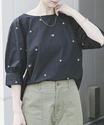 ITEMS URBANRESEARCH | タックスリーブ刺シュウブラウス(シャツ/ブラウス)