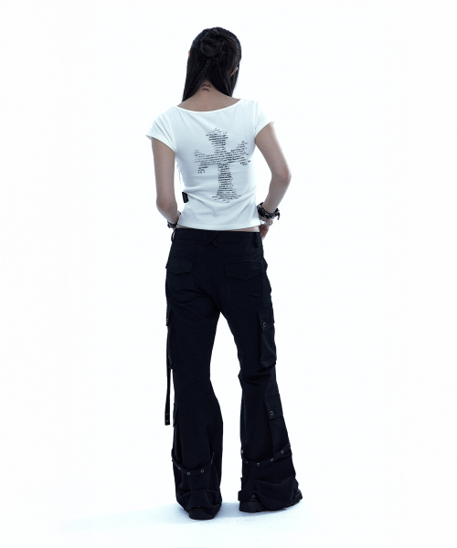 ROUGHNECK(ラフネック)の「ブーツカットカーゴストラップパンツブラック(その他パンツ・レディース・その他・SMALL/MEDIUM)」の15枚目の写真