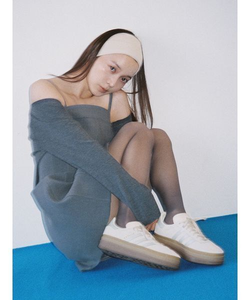 SNIDEL（スナイデル）の「【adidas Originals】GAZELLE BOLD W（スニーカー・レディース・ゴールド/マルチ・24/23.5/23/22.5）」の3枚目の写真