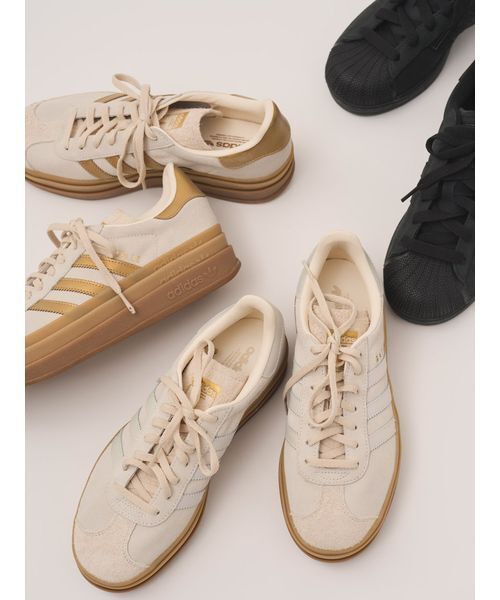 SNIDEL（スナイデル）の「【adidas Originals】GAZELLE BOLD W（スニーカー・レディース・ゴールド/マルチ・24/23.5/23/22.5）」の5枚目の写真