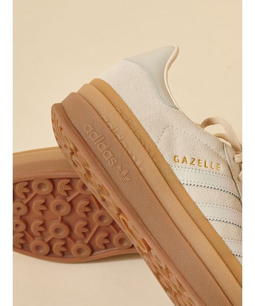 SNIDEL（スナイデル）の「【adidas Originals】GAZELLE BOLD W（スニーカー・レディース・ゴールド/マルチ・24/23.5/23/22.5）」の7枚目の写真