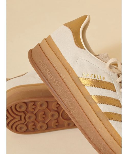 SNIDEL（スナイデル）の「【adidas Originals】GAZELLE BOLD W（スニーカー・レディース・ゴールド/マルチ・24/23.5/23/22.5）」の9枚目の写真