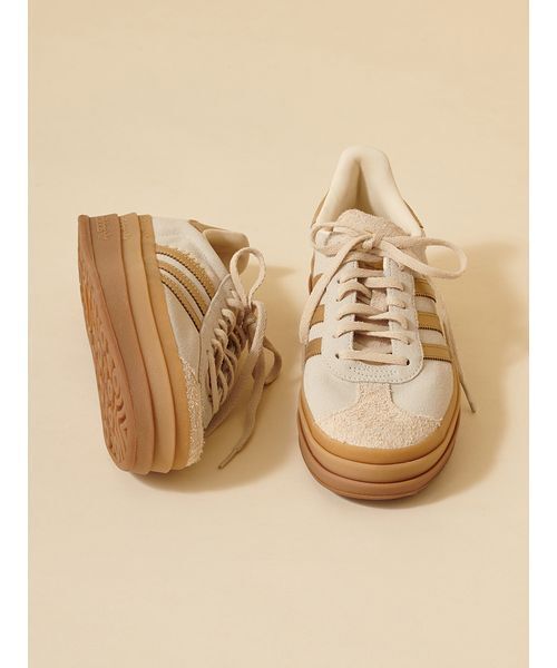 SNIDEL（スナイデル）の「【adidas Originals】GAZELLE BOLD W（スニーカー・レディース・ゴールド/マルチ・24/23.5/23/22.5）」の10枚目の写真