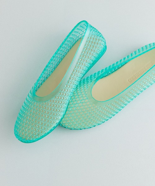RODE SKO（ロデスコ）の「クリアカラーフラットシューズ（バレエシューズ・レディース・クリア/レッド/ミント/ブラック・37/36/38）」の3枚目の写真