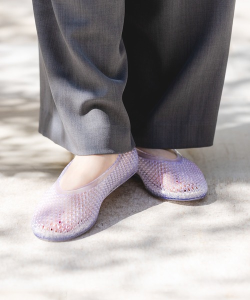 RODE SKO（ロデスコ）の「クリアカラーフラットシューズ（バレエシューズ・レディース・クリア/レッド/ミント/ブラック・37/36/38）」の14枚目の写真