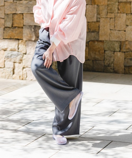 RODE SKO（ロデスコ）の「クリアカラーフラットシューズ（バレエシューズ・レディース・クリア/レッド/ミント/ブラック・37/36/38）」の17枚目の写真