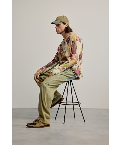 Desigual(デシグアル)の「アート プリント ニット セーター /ゴーギャン柄セーター(ニット/セーター・メンズ・ホワイト・L/M/S/XL)」の6枚目の写真