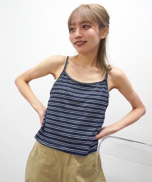 gossara(ゴサラ)の「【嬉しいセットアイテム】ボーダーキャミ付きカーディガン(カーディガン/ボレロ・レディース・オフホワイト/グレー/ネイビー・FREE)」の16枚目の写真