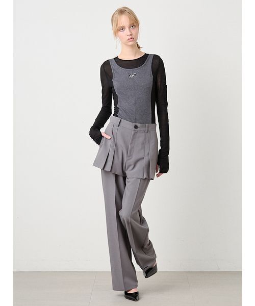 SORIN(ソリン )の「Layered Like Bodysuit/レイヤードライクボディスーツ(Tシャツ/カットソー・レディース・マルチ/サックスブルー/ホワイト・38)」の9枚目の写真