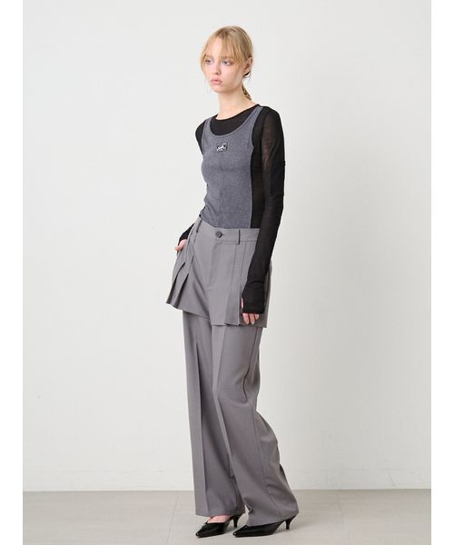 SORIN(ソリン )の「Layered Like Bodysuit/レイヤードライクボディスーツ(Tシャツ/カットソー・レディース・マルチ/サックスブルー/ホワイト・38)」の10枚目の写真