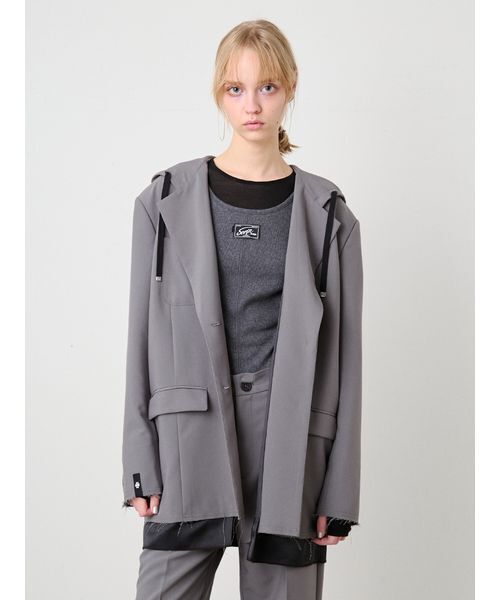SORIN(ソリン )の「Layered Like Bodysuit/レイヤードライクボディスーツ(Tシャツ/カットソー・レディース・マルチ/サックスブルー/ホワイト・38)」の14枚目の写真