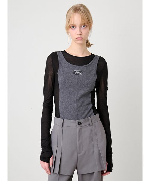 SORIN(ソリン )の「Layered Like Bodysuit/レイヤードライクボディスーツ(Tシャツ/カットソー・レディース・マルチ/サックスブルー/ホワイト・38)」の21枚目の写真